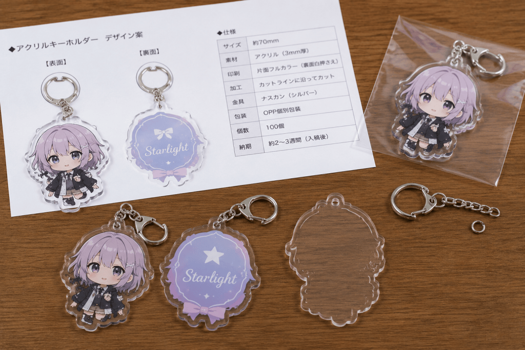 mou-souにアクキー制作を依頼するメリット